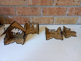 Dark Castle Terrain - Normandy - Ruined 2 Storey House