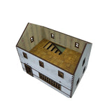 Battlefield Accessories: Double Story Shop - White render - 28mm (TTR)