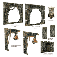 Maladum Dungeon Walls Archways