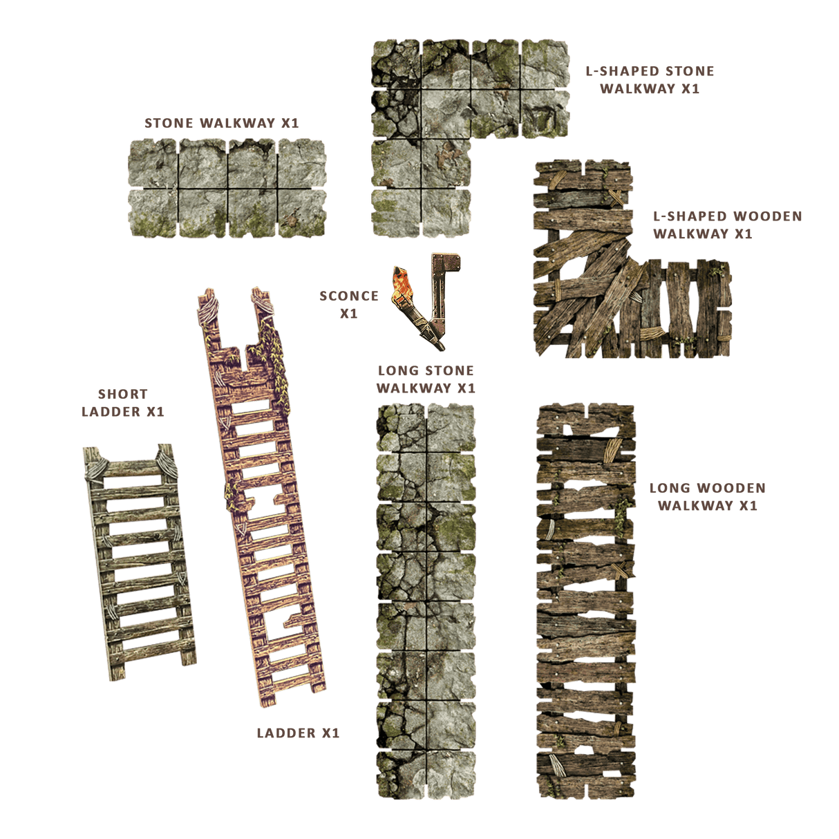 Maladum Dungeon Walkways