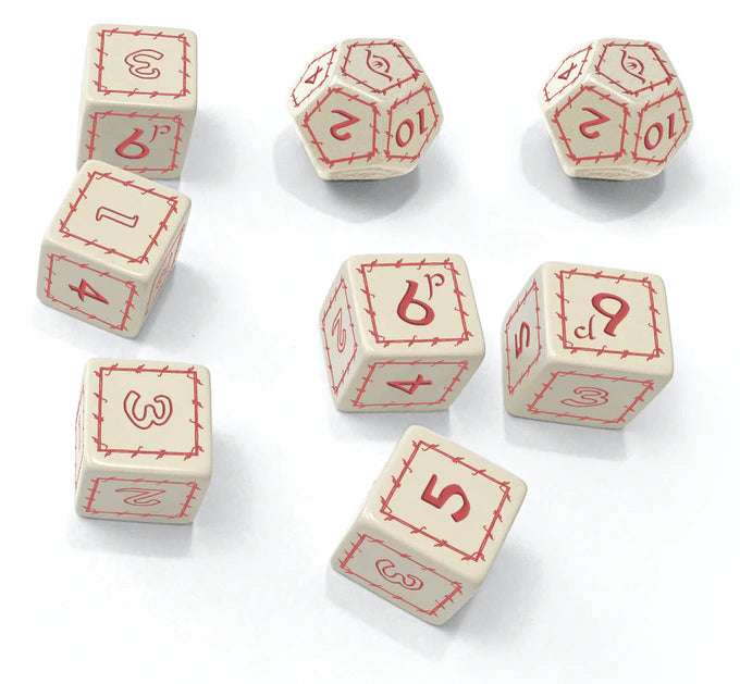 The One Ring™ - White Dice Set (RPG Accessory)