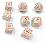 The One Ring™ - White Dice Set (RPG Accessory)