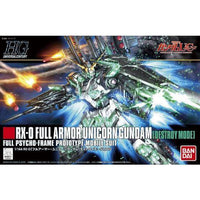 Bandai 1/144 HGUC FULL ARMOR UNICORN GUNDAM DESTROY MODE