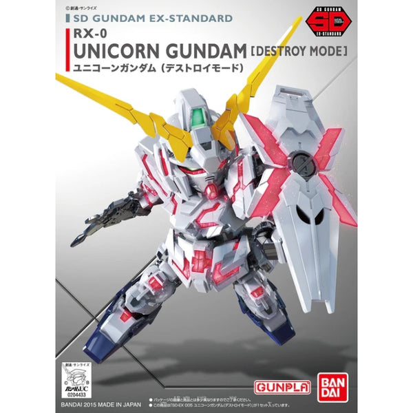 Bandai SD GUNDAM EX-STANDARD UNICORN GUNDAM (DESTROY MODE)