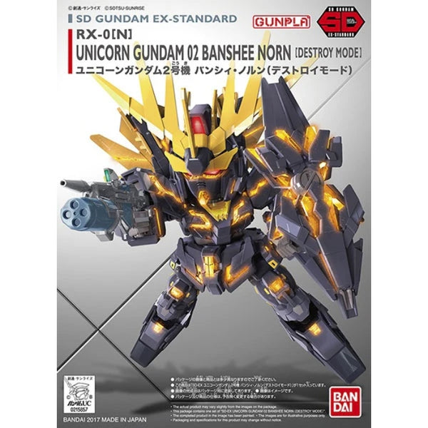 Bandai SD GUNDAM EX-STANDARD UNICORN GUNDAM 02 BANSHEE NORN (DESTROY MODE)