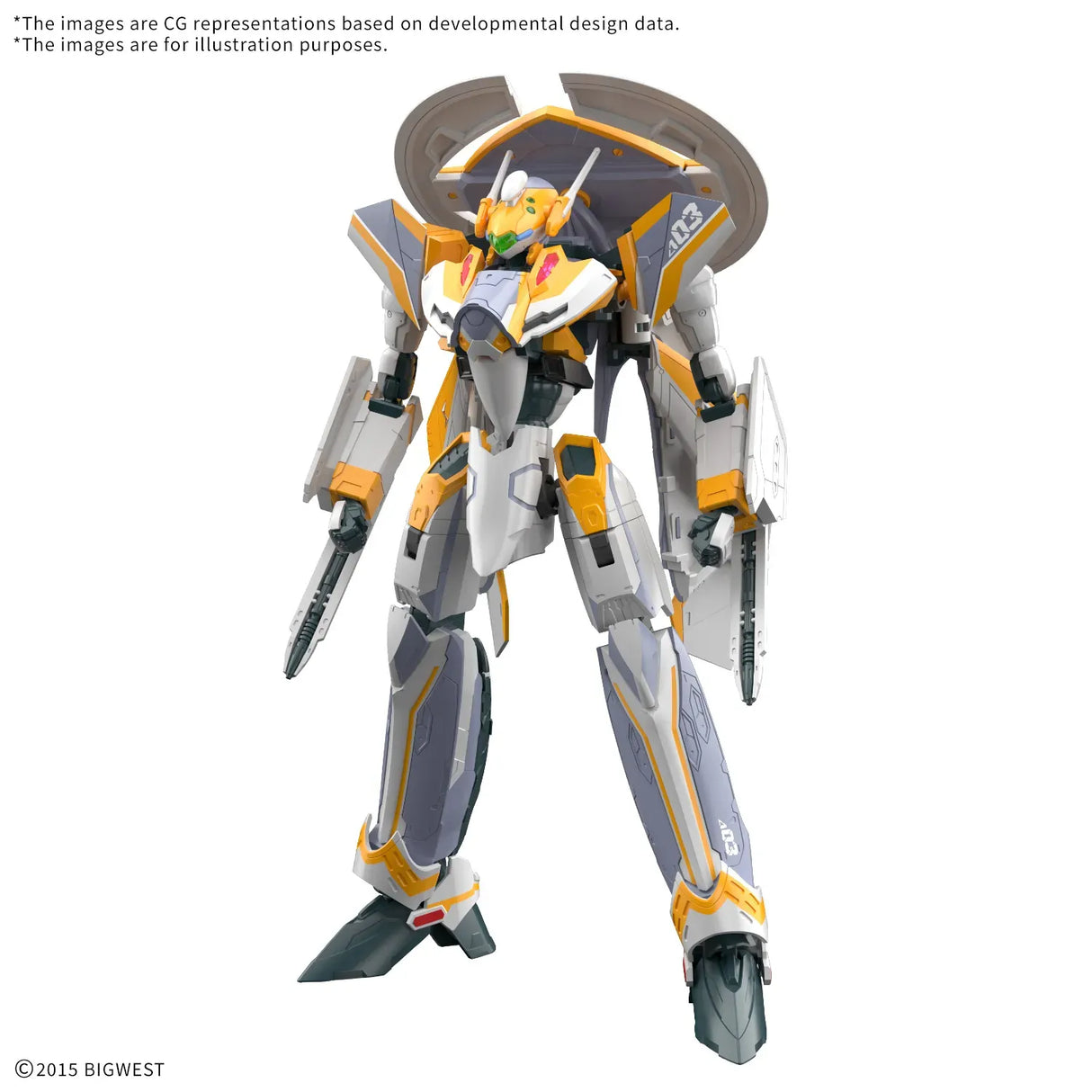 Bandai HG 1/100 VF-31E Siegfried (Chuck Mustang Use)