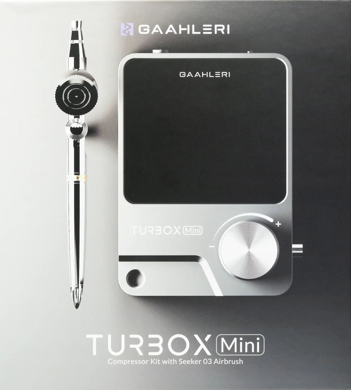 Gaahleri TurboX Mini Air Compressor w/ Seeker 0.3 Airbrush
