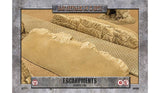 Battlefield in a Box: Essentials: Escarpments - Sandstone (x2)