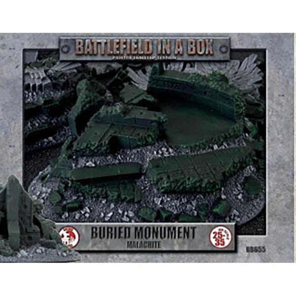 Battlefield in a Box: Gothic Battlefields: Buried Monument - Malachite