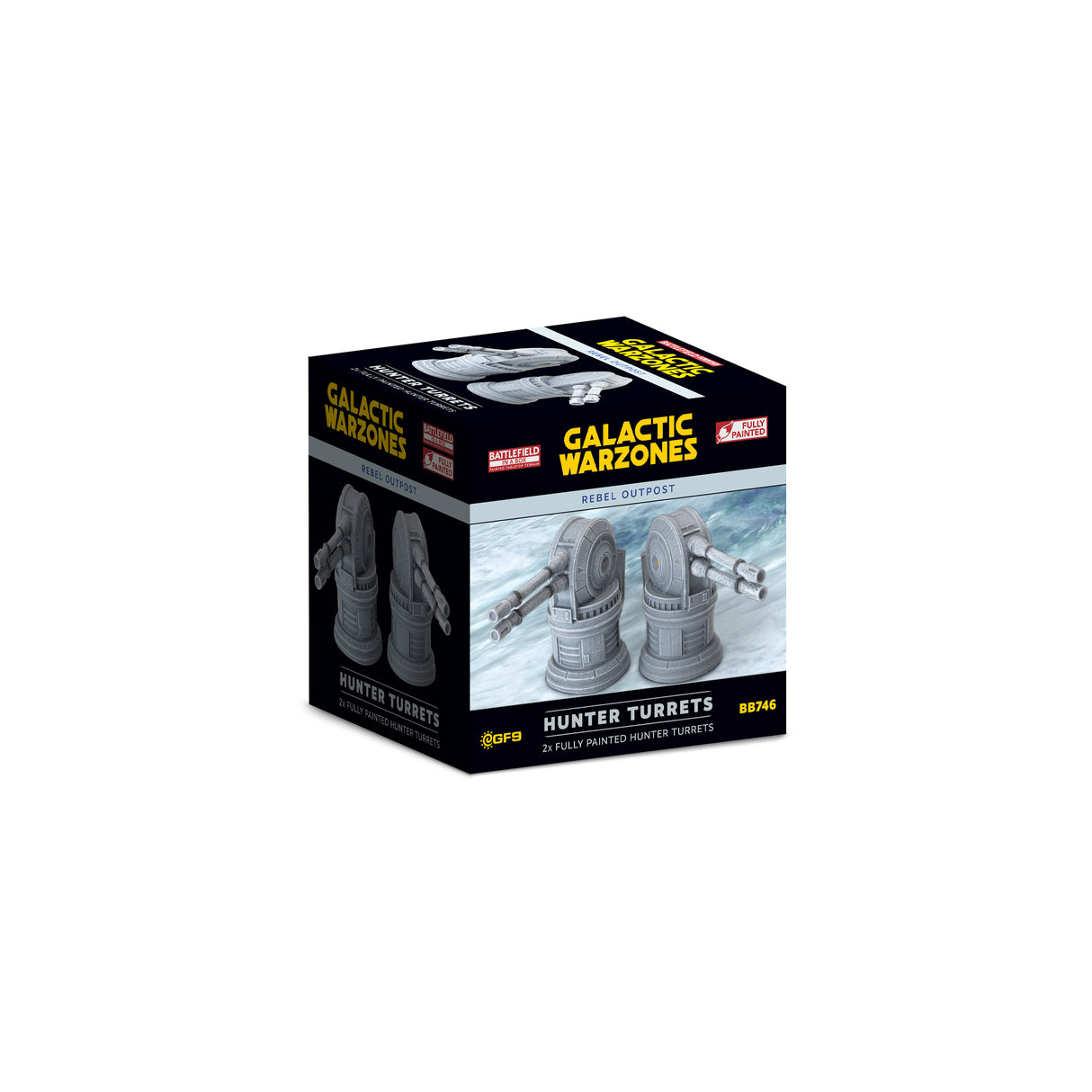 Battlefield in a Box: Galactic Warzones: Rebel Outpost - Hunter Turrets (x2)