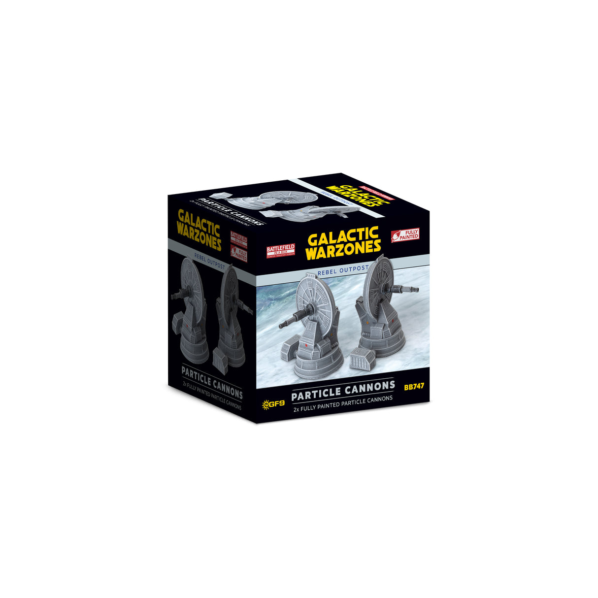 Battlefield in a Box: Galactic Warzones: Rebel Outpost - Particle Cannons (x2)
