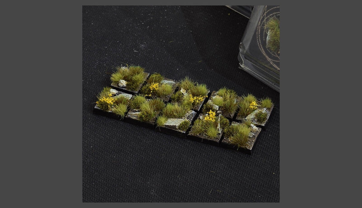 Gamers Grass: Bases: Highland Bases (Square 20mm (x10))