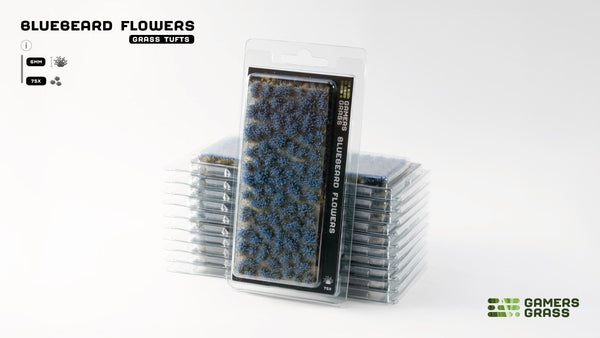 Gamer's Grass - Bluebeard Flowers