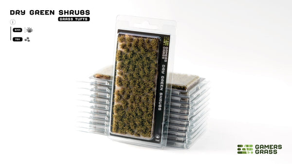 Gamer's Grass - Dry Green Shrubs