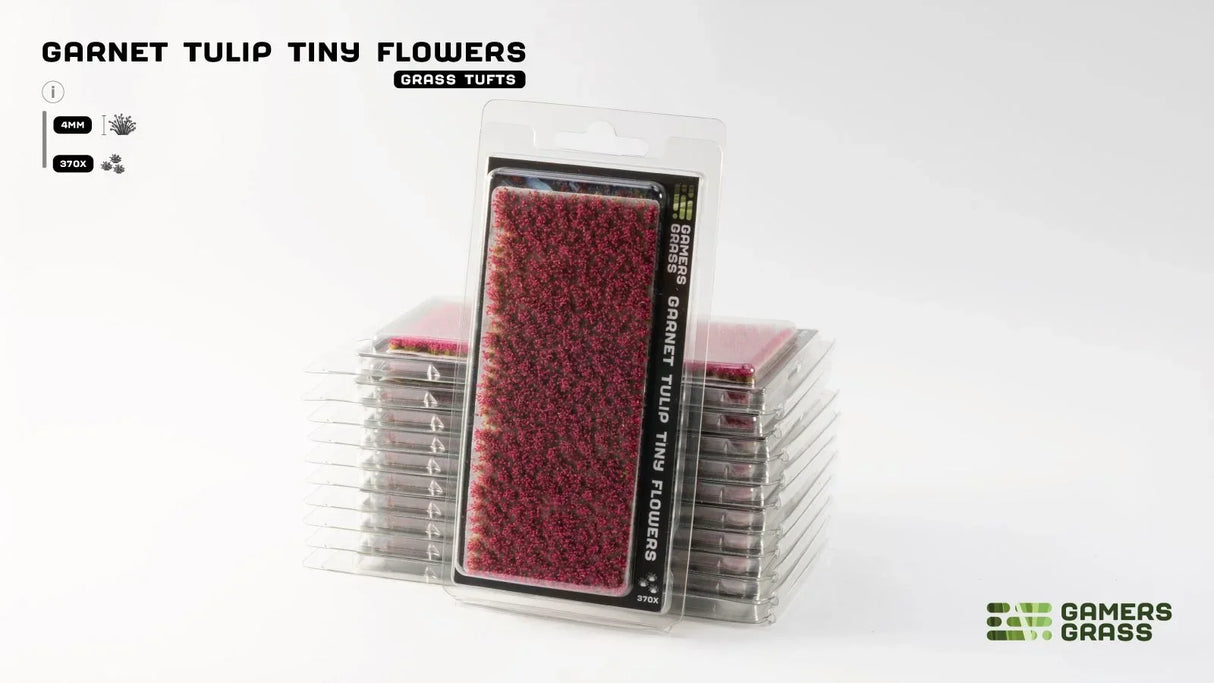 Gamer's Grass - Garnet Tulip Tiny Flowers