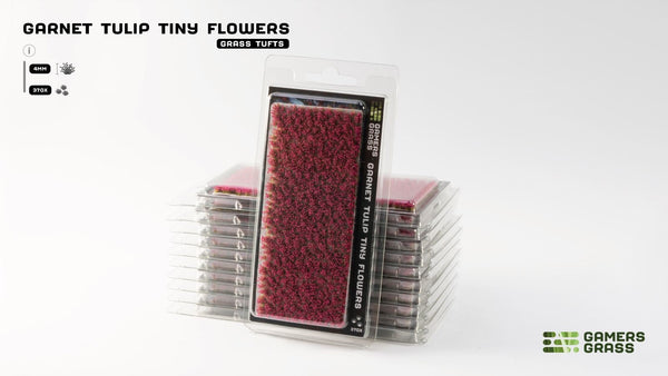 Gamer's Grass - Garnet Tulip Tiny Flowers