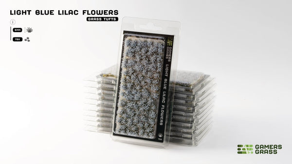 Gamer's Grass - Light Blue Lilac Flowers