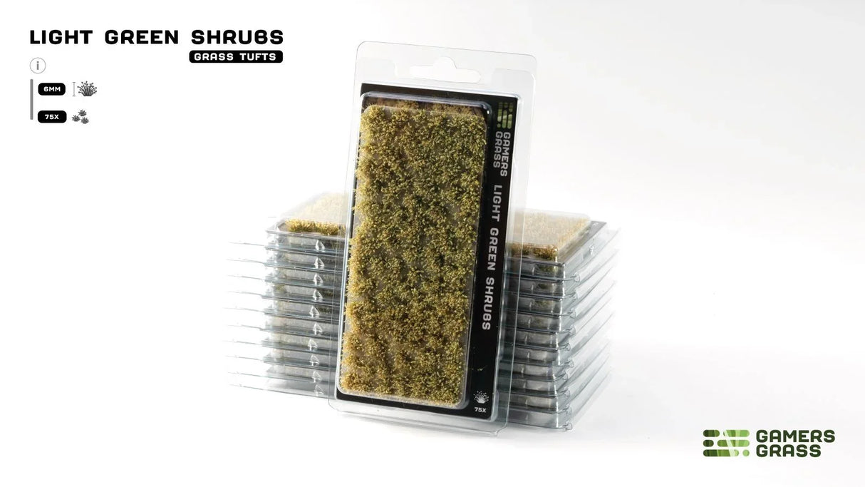 Gamer's Grass - Light Green Shrubs