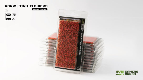 Gamer's Grass - Poppy Tiny Flowers