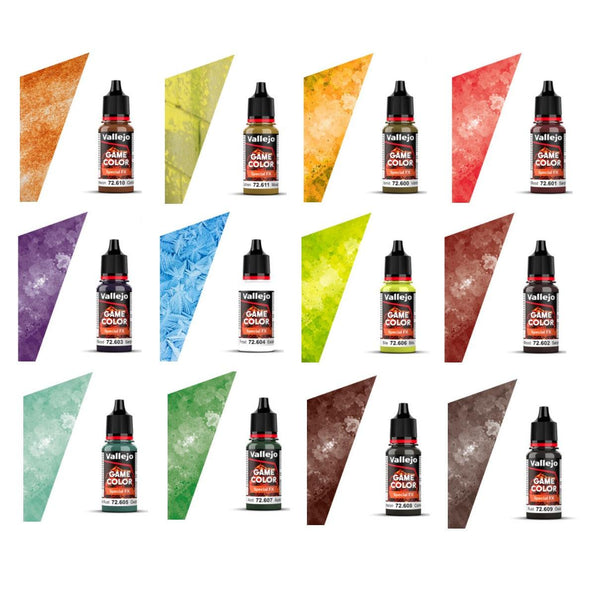 New Formula Vallejo Game Colour 18ml - Special FX Bundle (12 droppers)