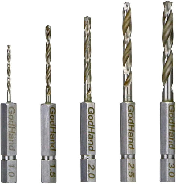 Godhand: Bits - Quick Attachable Drill Bit (Set B) (5 pcs set)
