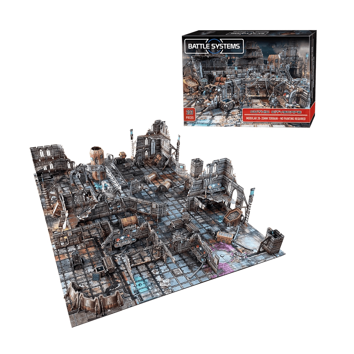 Battle Systems - Sci-Fi - Core Sets - Gothic Cityscape