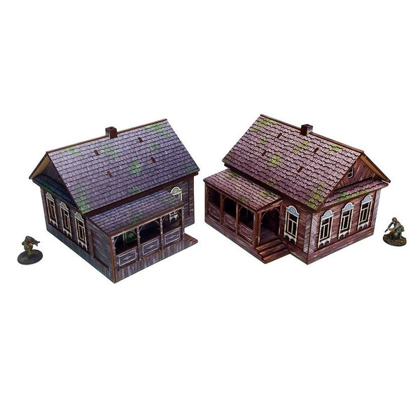 Micro Art Studio - WW2 Ostfront Village Doma (2) Pre-Painted