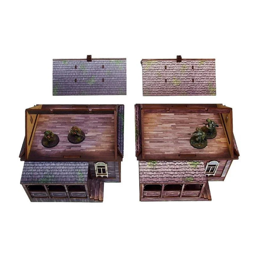 Micro Art Studio - WW2 Ostfront Village Doma (2) Pre-Painted