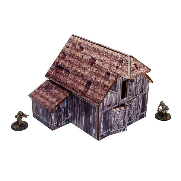 Micro Art Studio - WW2 Ostfront Village Barn Pre-Painted