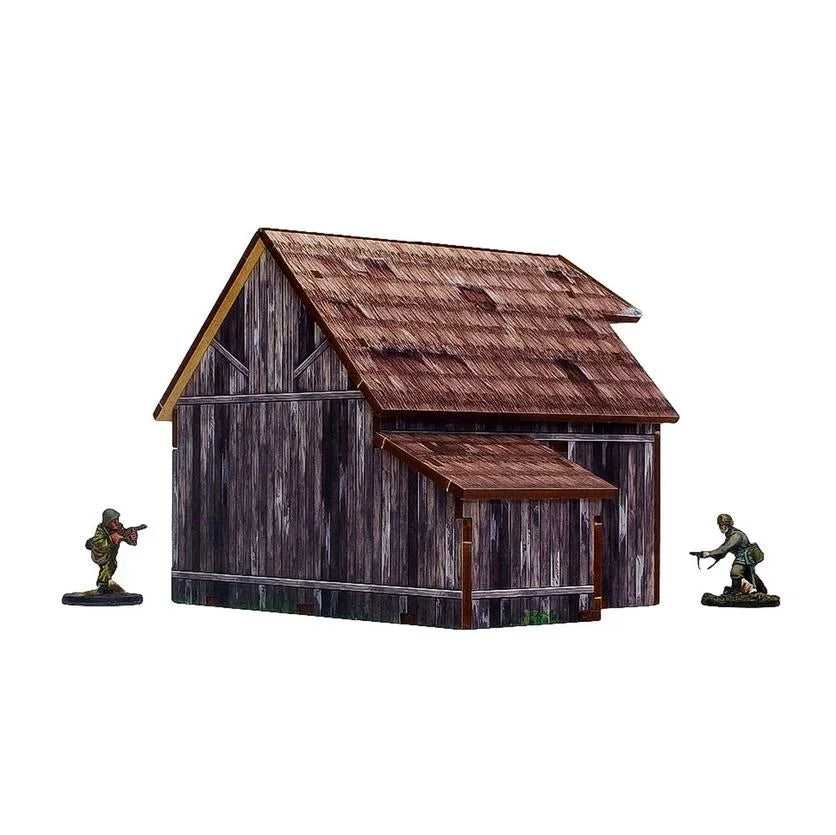 Micro Art Studio - WW2 Ostfront Village Barn Pre-Painted