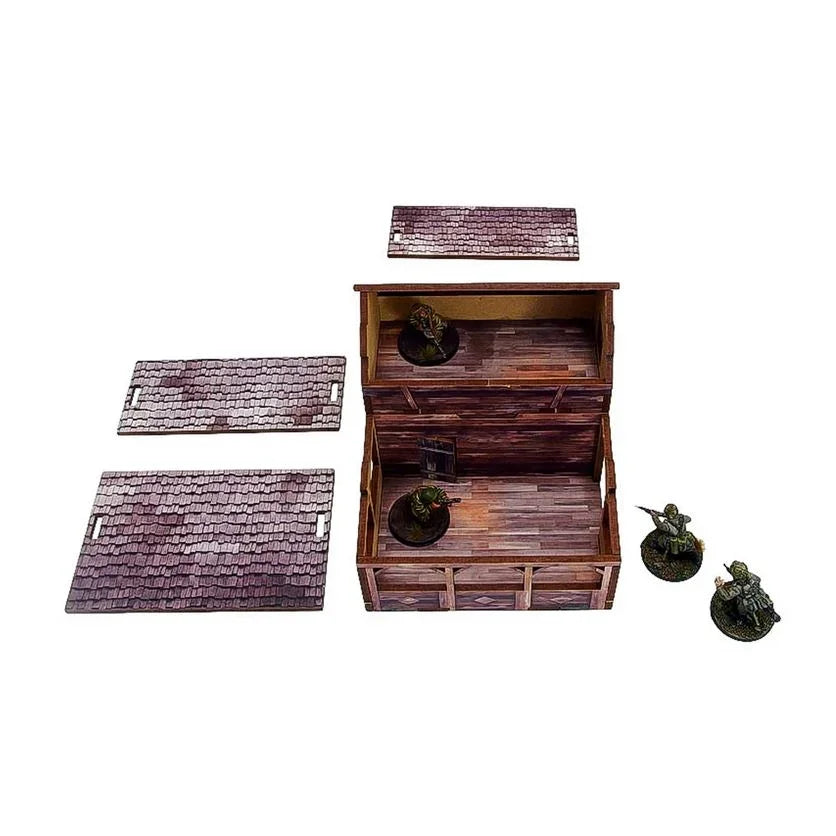 Micro Art Studio - WW2 Ostfront Village Workshop Pre-Painted
