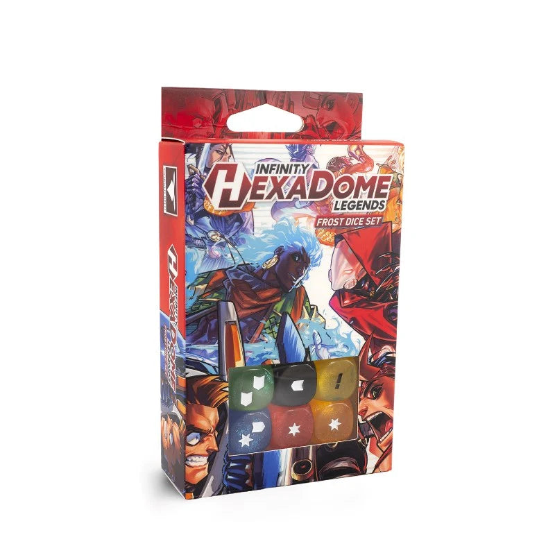 Infinity - HexaDome Legends - Frost Dice Set - Pre-Order