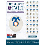 Wargames Atlantic: Decline & Fall Shield Decals: Legio X Fretensis