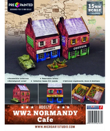 Micro Art Studio - WW2 Normandy Cafe (Pre-painted 15mm)
