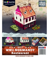 Micro Art Studio - WW2 Normandy Restaurant (Pre-painted 15mm)
