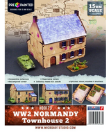 Micro Art Studio - WW2 Normandy Townhouse 2 (Pre-painted 15mm)