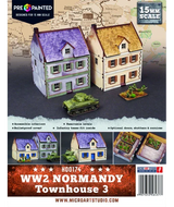 Micro Art Studio - WW2 Normandy Townhouse 3 (Pre-painted 15mm)