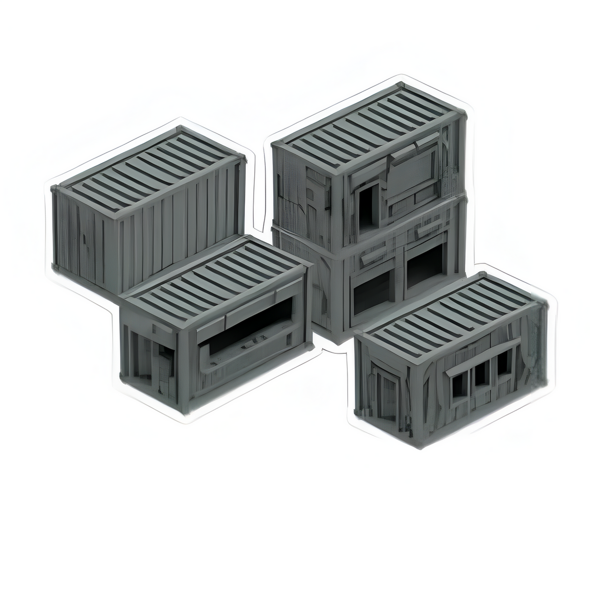 Monster Fight Club Terrain: Hab Containers