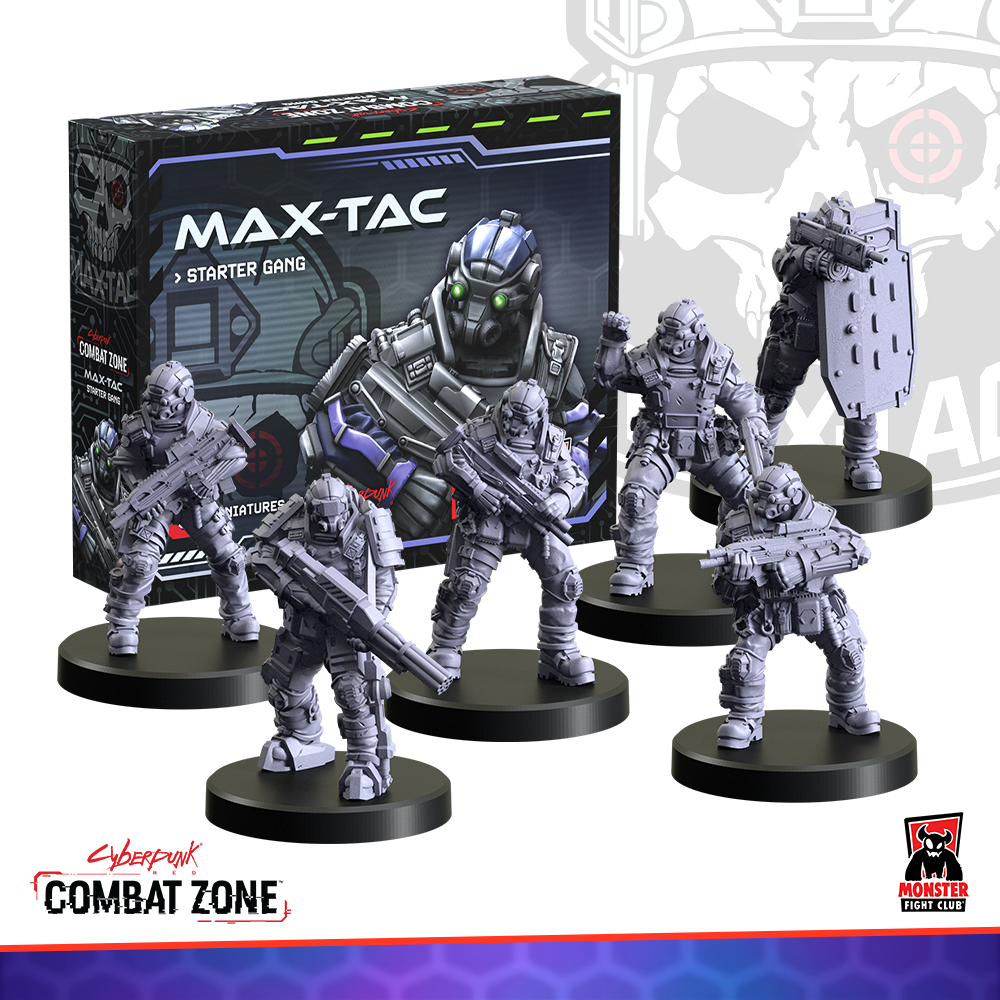 Cyberpunk RED: Combat Zone: MAX-TAC Starter Gang