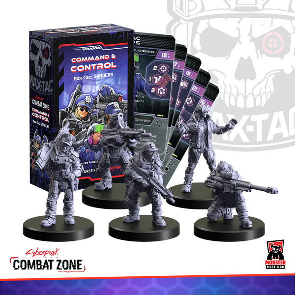 Cyberpunk RED: Combat Zone: MAX-TAC Gangers: Command & Control
