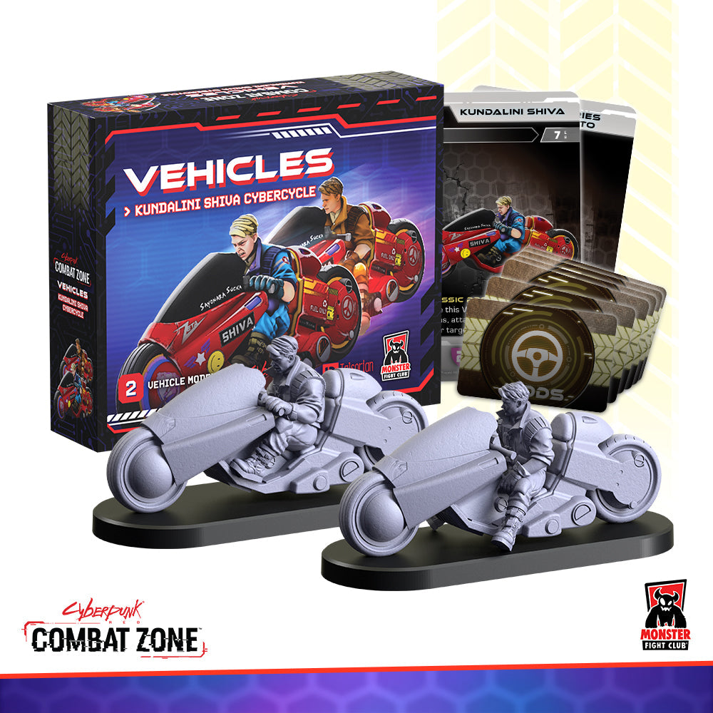 Cyberpunk RED: Combat Zone: Kundalini Shiva Cybercycle