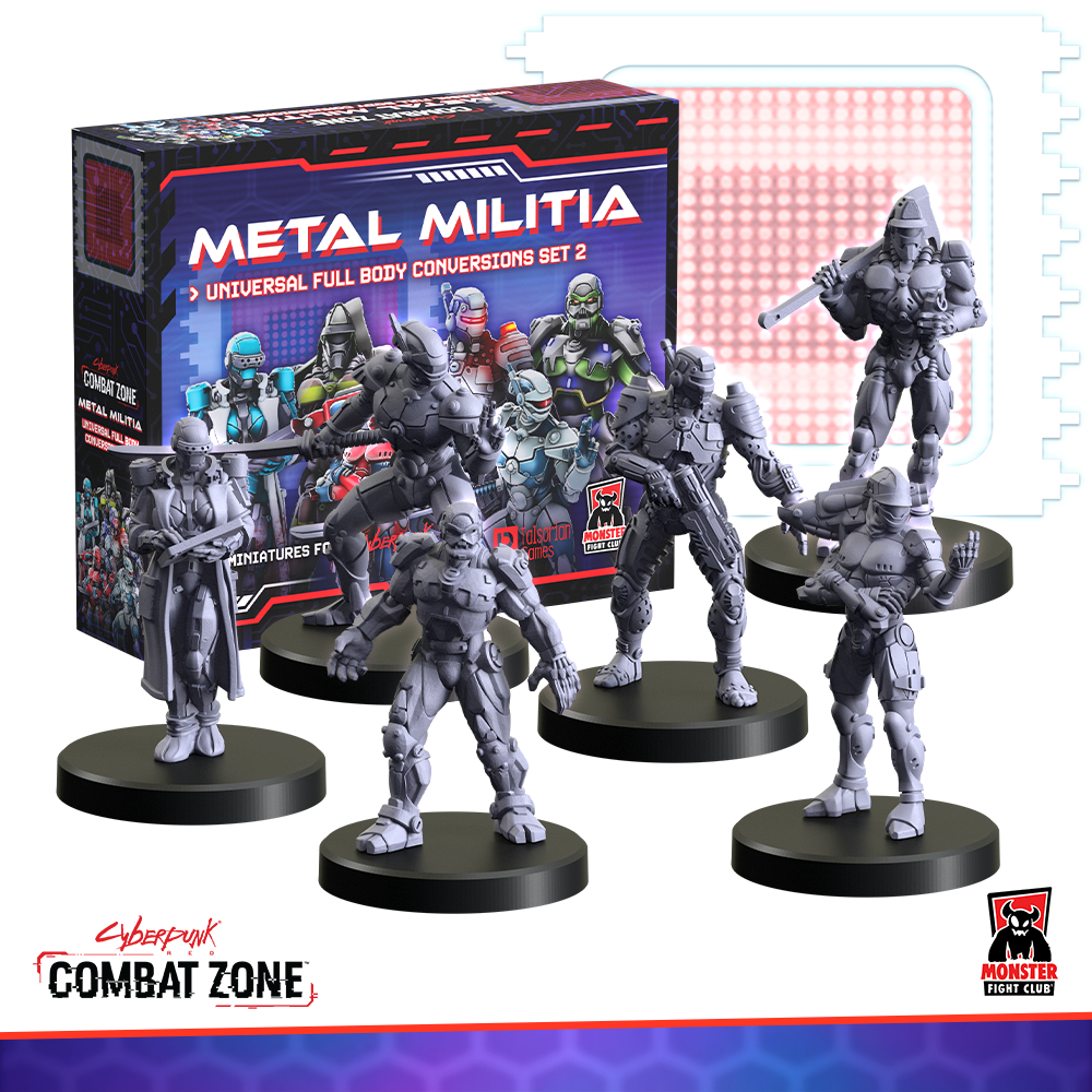 Cyberpunk RED: Combat Zone: Metal Militia - Full Body Conversion Kit 2