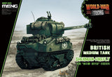 Meng World War Toons Sherman-Firefly British Medium Tank Plastic Model Kit