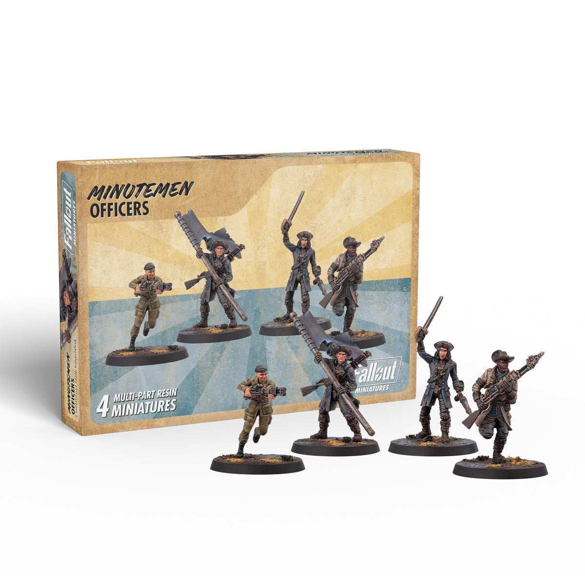 Fallout: Miniatures - Minutemen Officers