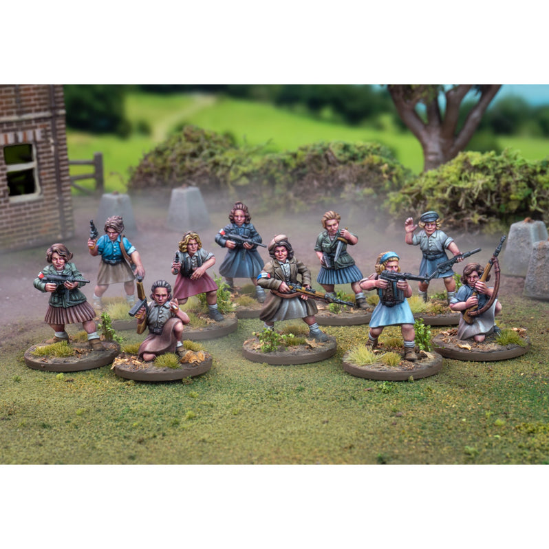 Wargames Atlantic: World Ablaze - Partisans (2) French Resistance Women