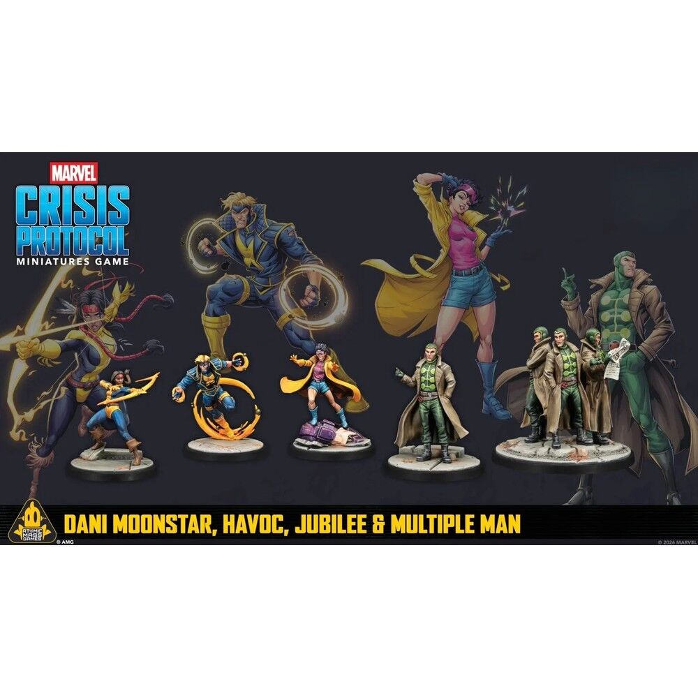 Marvel: Crisis Protocol – Dani Moonstar, Jubilee, Multiple Man & Havok