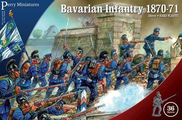 Perry Miniatures - Franco Prussian War Bavarian Infantry 1870-1871 (Plastic)