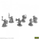 Reaper: Dungeon Dwellers: Ratpelt Kobold Warriors (6) (plastic)
