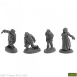 Reaper: Dungeon Dwellers: Zombies (4) (plastic)