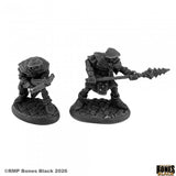 Reaper: Bones Black: Orc Crossbowman and Axeman